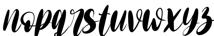 ChristmasBilly-Italic Font LOWERCASE