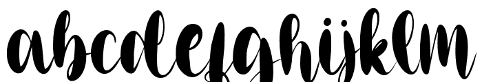 ChristmasBilly Font LOWERCASE