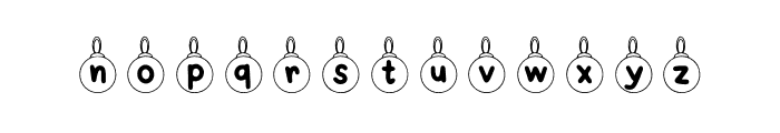 ChristmasBright11 Font LOWERCASE