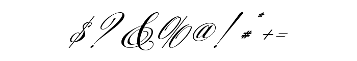 ChristmasCalligraphy-Italic Font OTHER CHARS