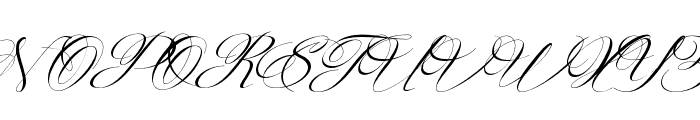ChristmasCalligraphy-Italic Font UPPERCASE