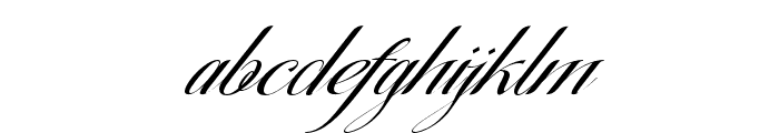 ChristmasCalligraphy-Italic Font LOWERCASE