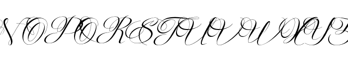 ChristmasCalligraphy Font UPPERCASE