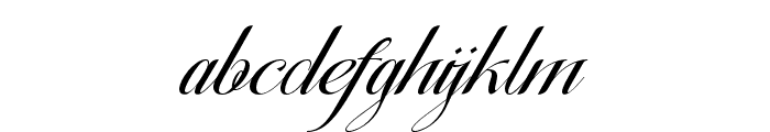 ChristmasCalligraphy Font LOWERCASE