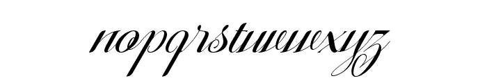 ChristmasCalligraphy Font LOWERCASE