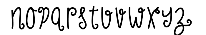 ChristmasCharming Font LOWERCASE