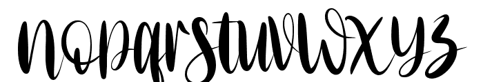 ChristmasChimney Font LOWERCASE