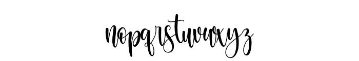 ChristmasDay Font LOWERCASE