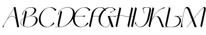ChristmasElegant-Italic Font UPPERCASE