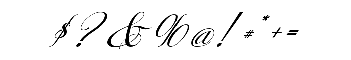 ChristmasFaithful-Italic Font OTHER CHARS