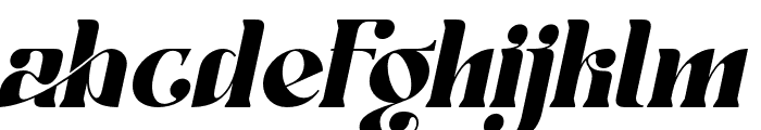 ChristmasFrosty-Italic Font LOWERCASE