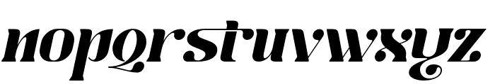 ChristmasFrosty-Italic Font LOWERCASE