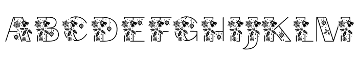 ChristmasJoy-Regular Font LOWERCASE