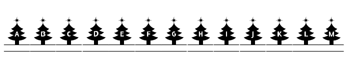 ChristmasMonogram-Regular Font UPPERCASE