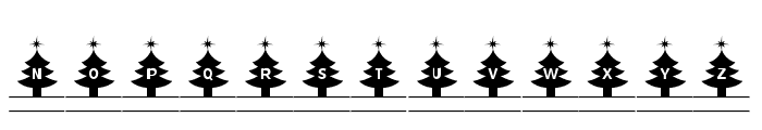 ChristmasMonogram-Regular Font UPPERCASE