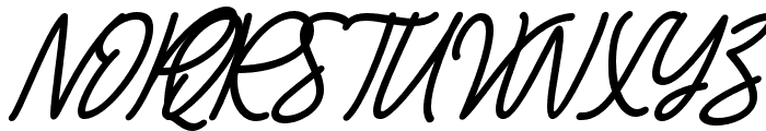 ChristmasMonoline-Italic Font UPPERCASE