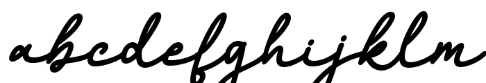 ChristmasMonoline-Italic Font LOWERCASE