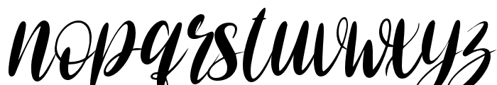 ChristmasScript-Italic Font LOWERCASE