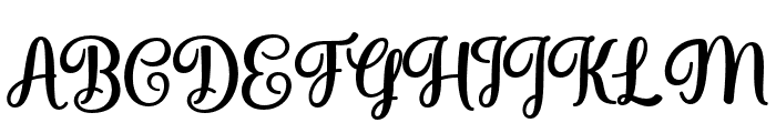 ChristmasSnowy-Regular Font UPPERCASE