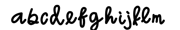ChristmasStyle Font LOWERCASE