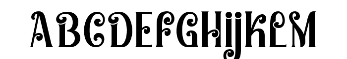 ChristmasSundaylab-Regular Font LOWERCASE