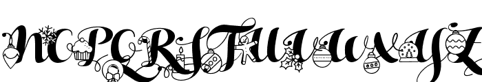 Christmasdelight-Regular Font UPPERCASE