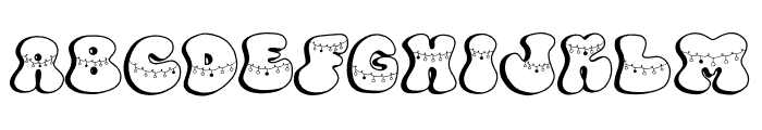 Christmasgroovylight Font UPPERCASE