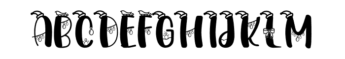 Christmasland Decorative Font UPPERCASE