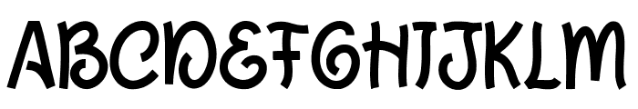 Christmeda Font UPPERCASE