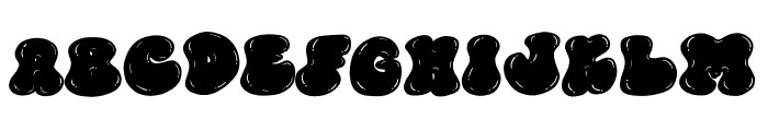 Christmmas Groovy Font LOWERCASE