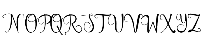 Christmon Font UPPERCASE