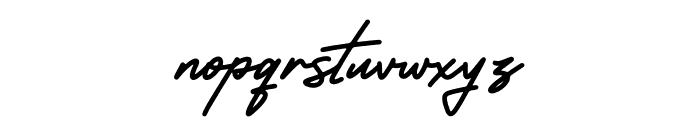 Christopher Blackstar Font LOWERCASE