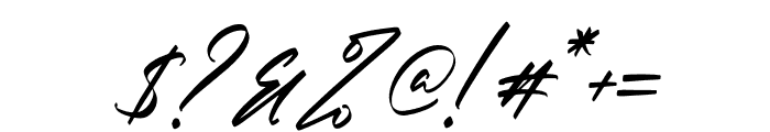 Christopher Signature Italic Font OTHER CHARS