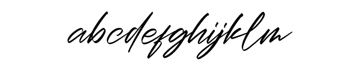 Christopher Signature Italic Font LOWERCASE