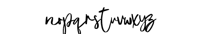 Christopher's handwriting Font LOWERCASE