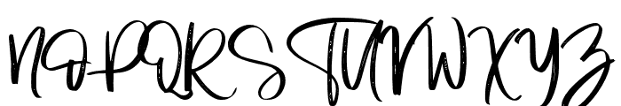 Christopher'shandwriting Font UPPERCASE