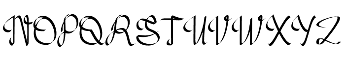 Christsha Font UPPERCASE