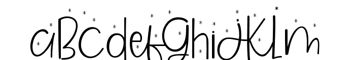 Christy & Snow Font LOWERCASE