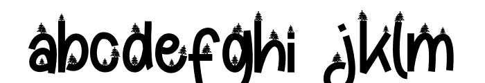 Chrola Tree Font LOWERCASE
