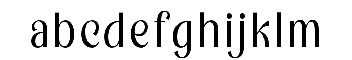 Chronoa-ExtraLight Font LOWERCASE