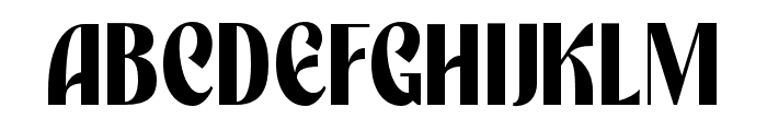 Chronoa-Medium Font UPPERCASE