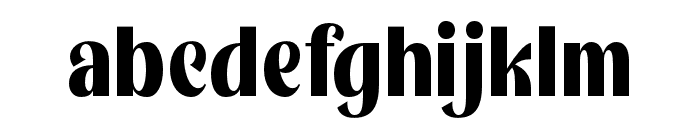 Chronoa-Medium Font LOWERCASE