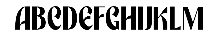 Chronoa-Regular Font UPPERCASE