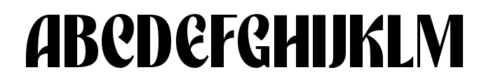 Chronoa-SemiBold Font UPPERCASE