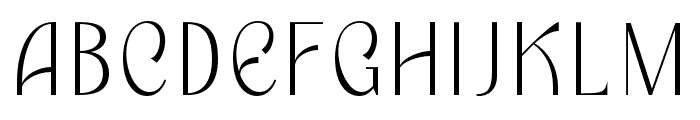 Chronoa-Thin Font UPPERCASE