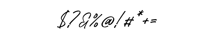 Chrowlie Vonhautten Italic Font OTHER CHARS