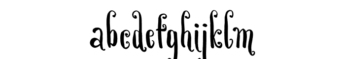 Chrysantin Font LOWERCASE