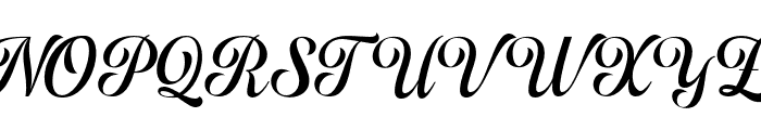 Chryselles Script Regular Font UPPERCASE