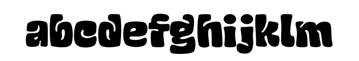 Chubby And Groovy Font LOWERCASE