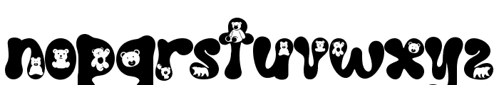 Chubby Bear Font LOWERCASE